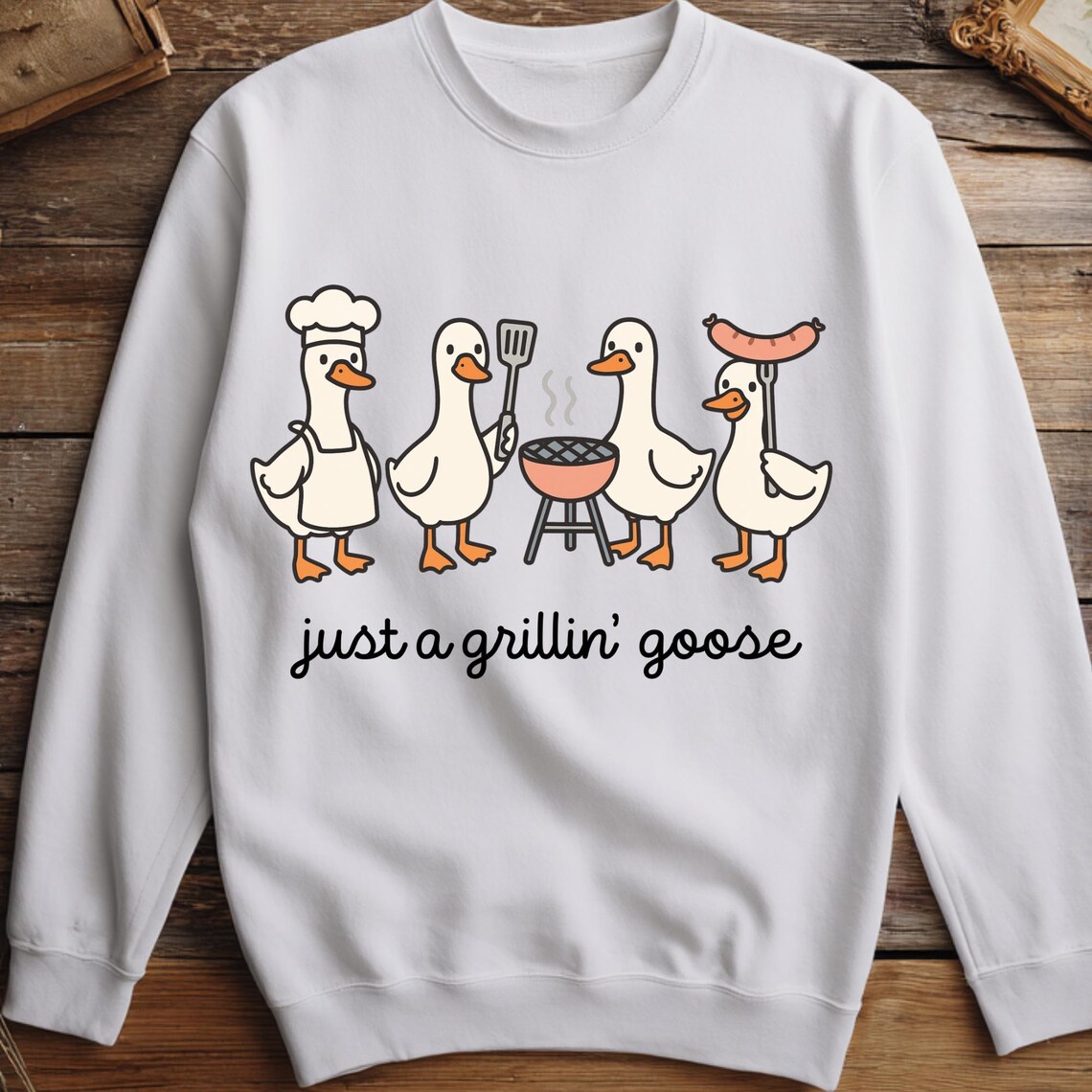 BBQ Goose PNG, Funny Grill Clipart (digital Download) - Etsy
