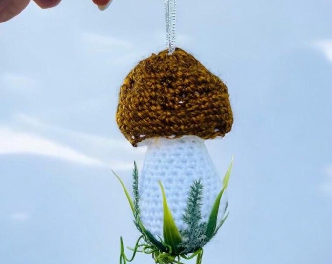 Decorative mushroom Christmas tree decoration- Holiday decor- Christmas gift