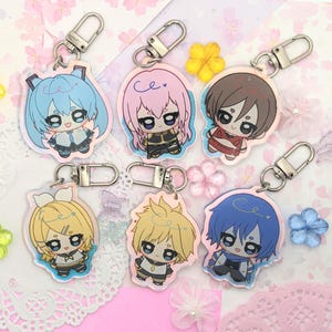 Vocaloid PjskRAINBOW ACRYLIC KEYCHAINS