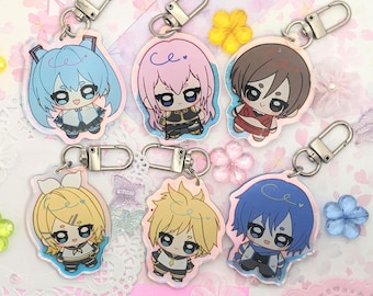Vocaloid PjskRAINBOW ACRYLIC KEYCHAINS