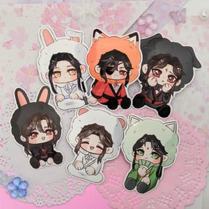 MXTX Danmei Couple Chibi Stickers
