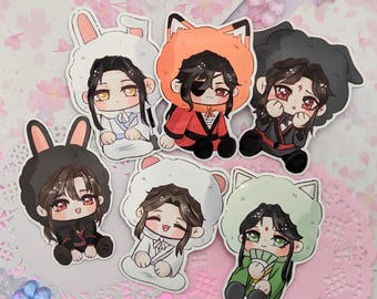 MXTX Danmei Couple Chibi Stickers