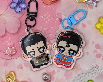 Superman & Batman KEYCHAINS