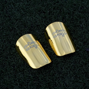 Golden Mini Shin Pads for Soccer & Futsal - Limited Edition - Lightweight, Durable, Unisex