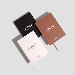 Athletic Guided Journal | Fitness Planner for Training, Goals & Activity Tracking | Workout Tracker