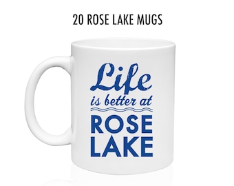 20 ROSE LAKE MUGS