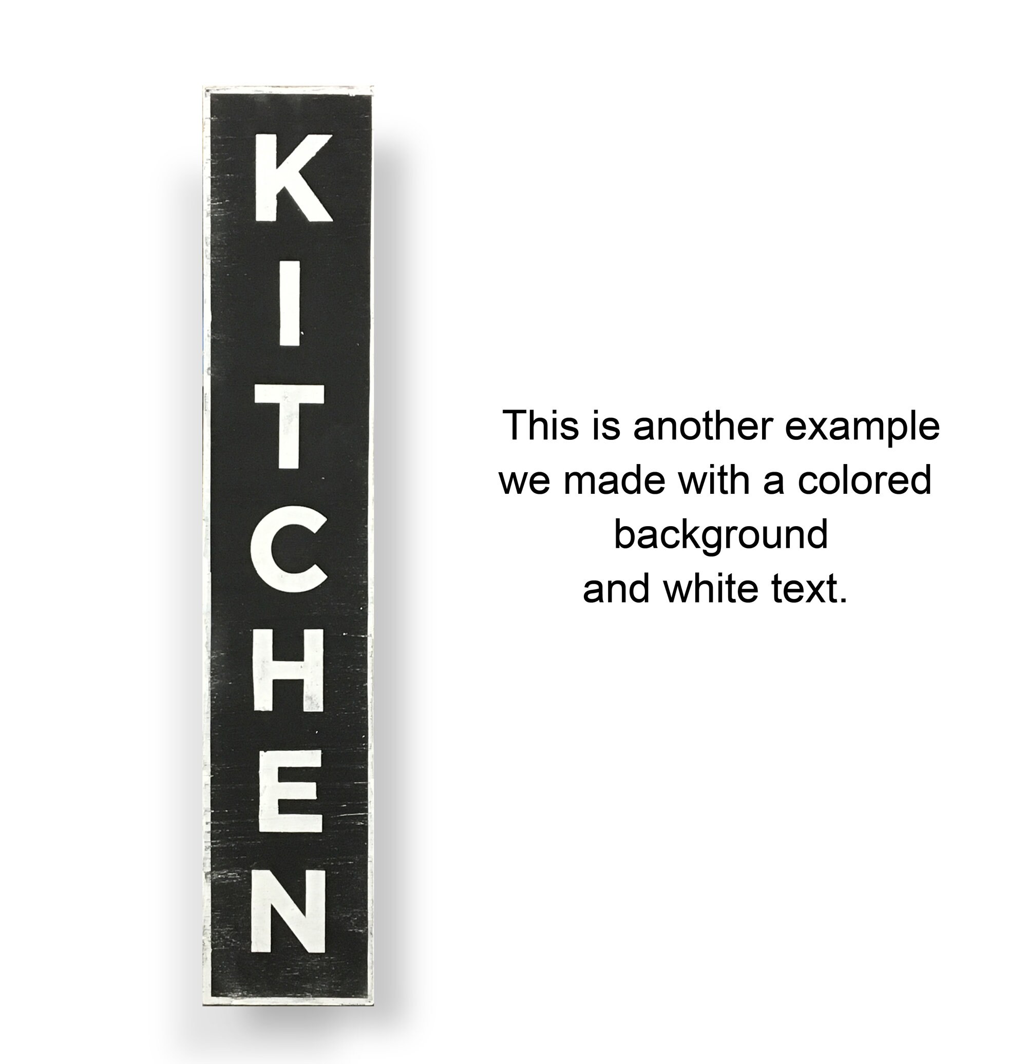Rustic vertical Kitchen rustic Sign 7 x 35 Market Fresh Etsy