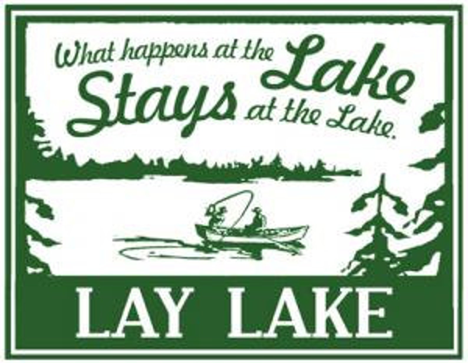 Lake House Decor Lay Lake Alabama What Happens at the Lake 12 Etsy