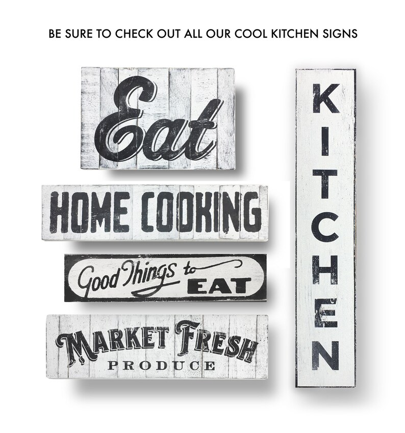 Rustic Wooden Neighborhood Sign Cabbagetown 6 X 23 Rustic Etsy