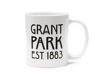 Grant Park neighborhood Mug 11 ounces double sided