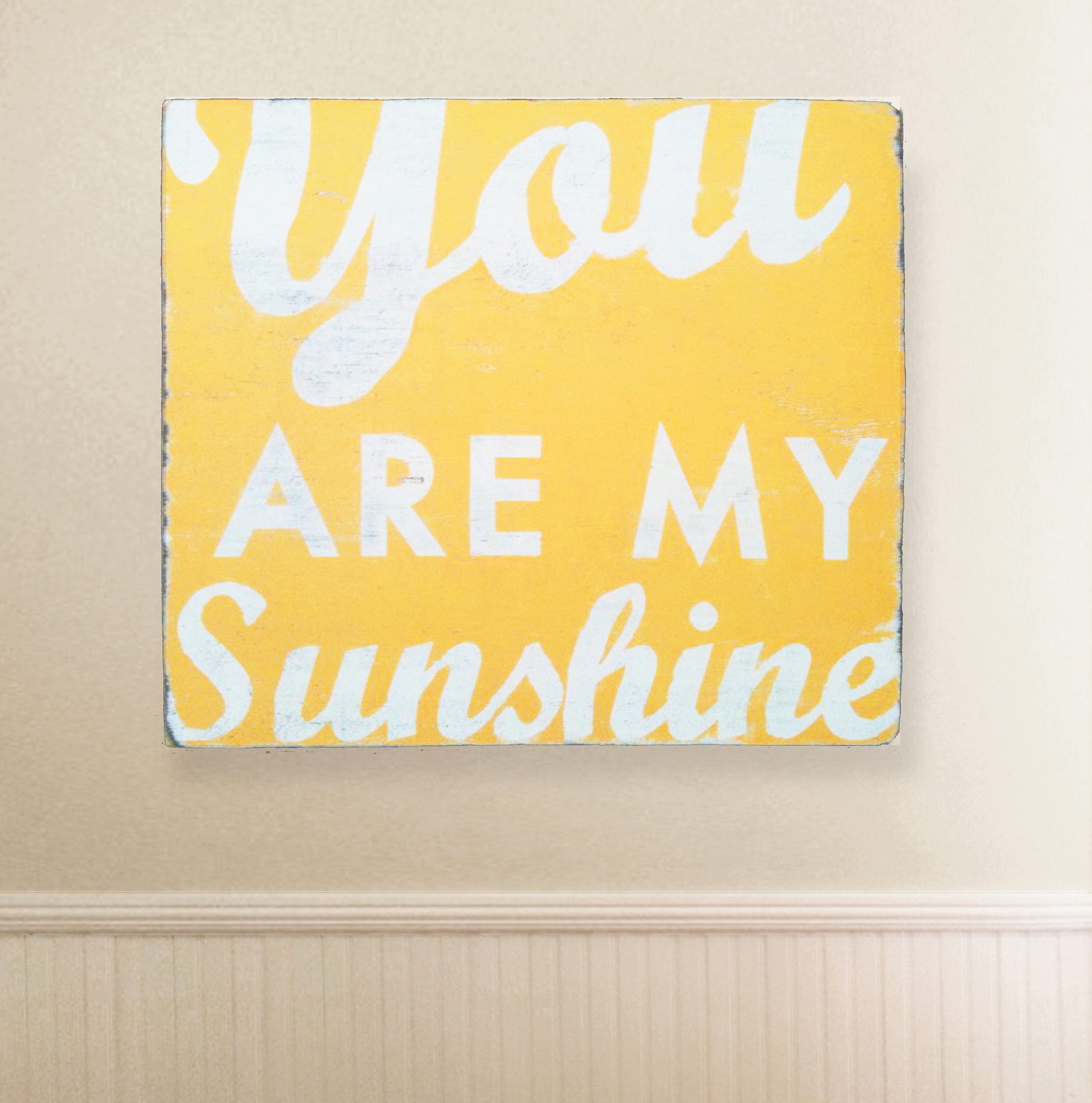 You Are My Sunshine Extra Large 34x31 Rustic Wooden Sign Wall Etsy