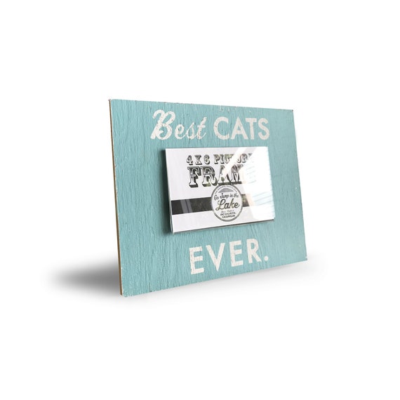 Best Cats Ever Photo Frame 9 X 11 Holds 4 X 6 Photo Pet Frame Etsy