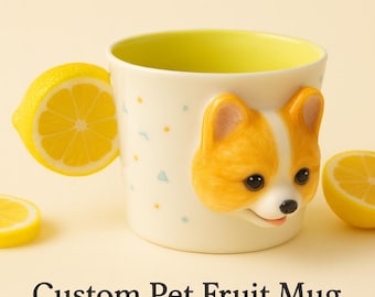 Cat mug | Custom Dog Mug | Personalized gifts coffee mugs | Coffee mug pottery handmade | Pet portrais