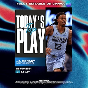 Editable Sports Betting Template | Canva & Photoshop Template