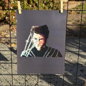 Hugh jackman’s wolverine art print