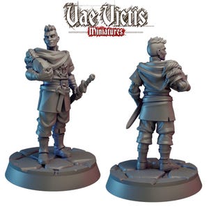 Handsome Squire, Vae Victis, 28mm & 32mm Scale TTRPG Miniatures