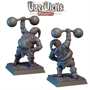 Corrupted Circus Strongman, Vae Victis, 28mm & 32mm Scale TTRPG Miniatures