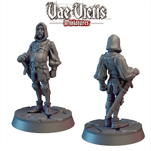 Tired Guard, Vae Victis, 28mm & 32mm Scale TTRPG Miniatures