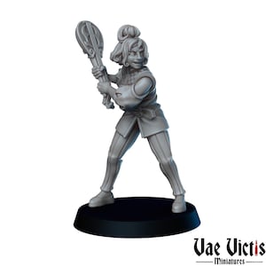 Female Bard, Vae Victis, 28mm & 32mm Scale TTRPG Miniatures