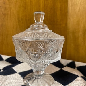 Glass Candy Jar with Lid