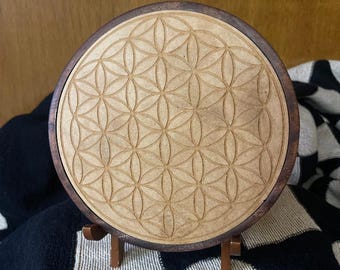 Solid Wood Kitchen Trivet for Hot Cookware – 5 Inches Across