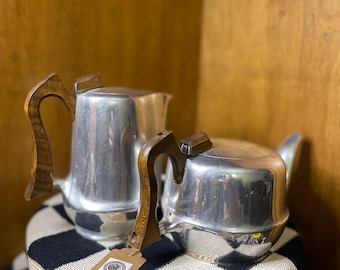 Coffee caddy  ビンテージ ケトル Vintage Brown Enamelware 