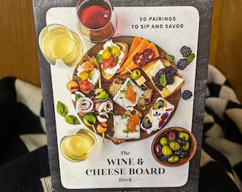 Wine and Cheese Board Pairings Deck Wine and Cheese Lovers Charcuterie Gifts