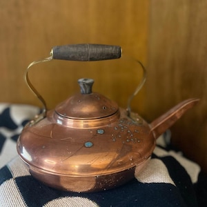 Made in Portugal Sold Copper Primitive Decorative Tea Kettle