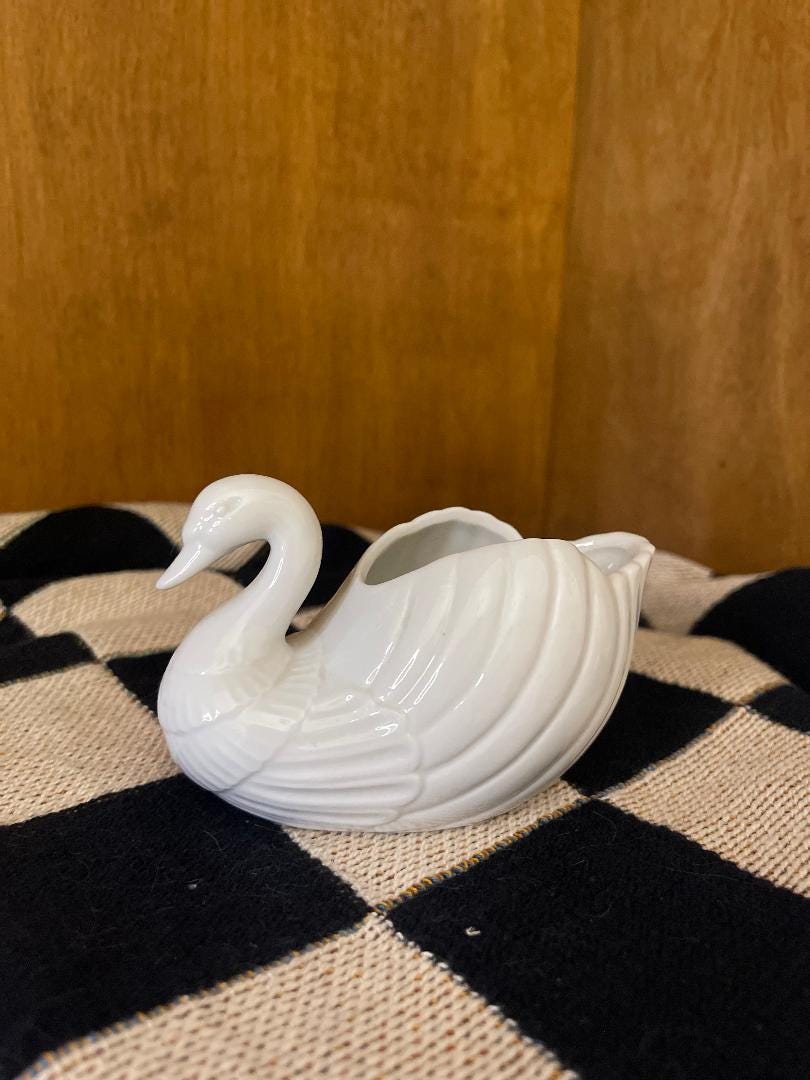 Ceramic Swan - Etsy