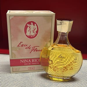 Eau de Toilette Vintage Nina Ricci Eau de Fleurs 50 ml - 100 ml - Déodorant - TRES RARE