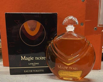 Eau de toilette vintage rare Lancôme Magie Noire edt 50 ml et 100