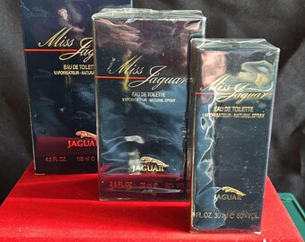 Vintage JAGUAR Miss Jaguar Eau De Toilette 75 Ml Spray RARE - Etsy