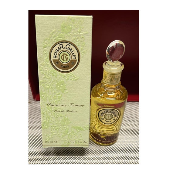 Rare Roger & Gallet Pour Une Femme Eau De Toilette 100 Ml Splash