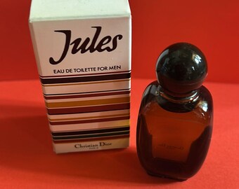 Vintage Christian Dior JULES Mini Eau de Toilette 9 ml - TRES RARE