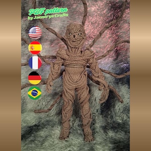Strange Vine Monster amigurumi pattern | PDF pattern