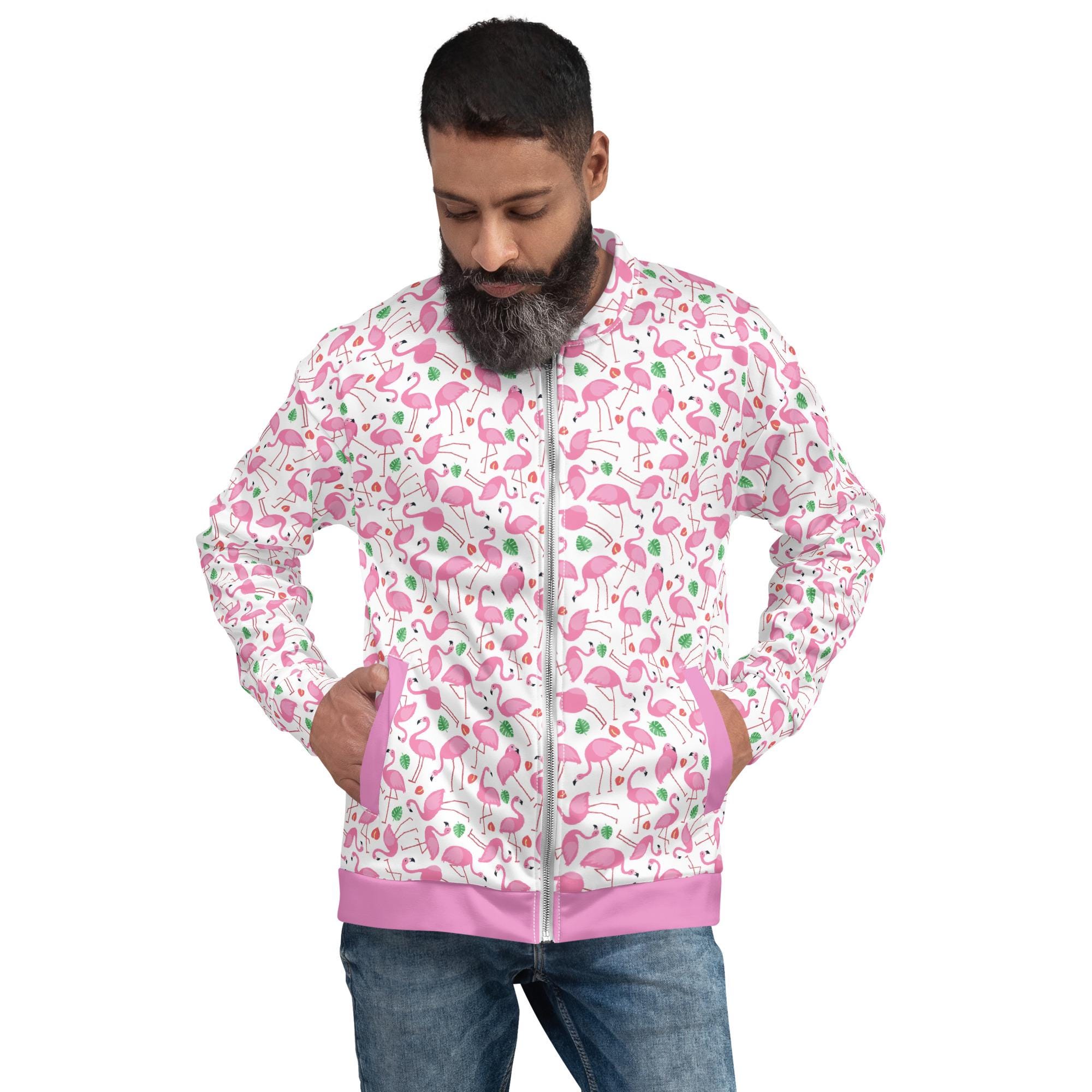 ジャケット・アウター 90s- used hooded jacket flamingo pattern 90s- used hooded jacket flamingo pattern