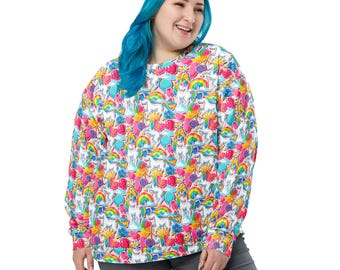 Unicorn Galaxy Sweatshirt, Unicorn Lover Gift, Stars Planet Celestial Sweatshirt, Trendy Unicorn Pullover Unisex Shirt, Gifts for Him Her