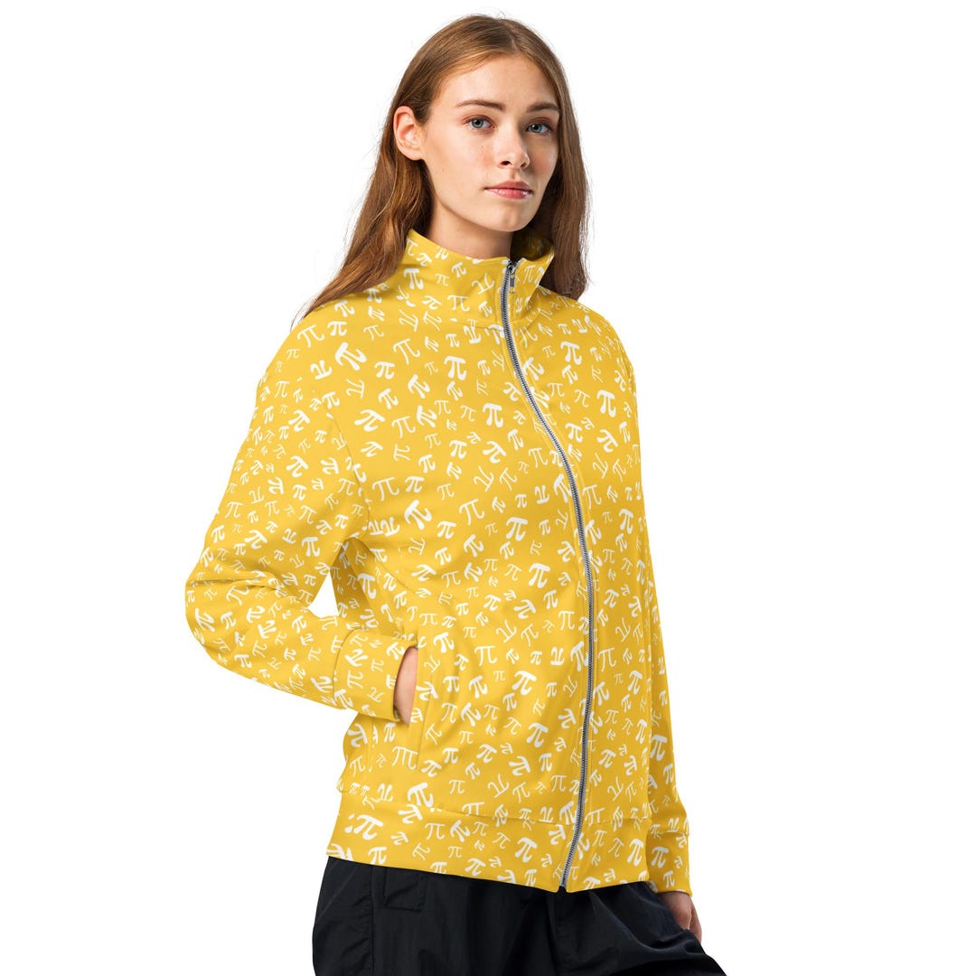 Math Jacket Math Pi Symbol Printed Track Jacket, Math Lovers Gifts, Stylish ...