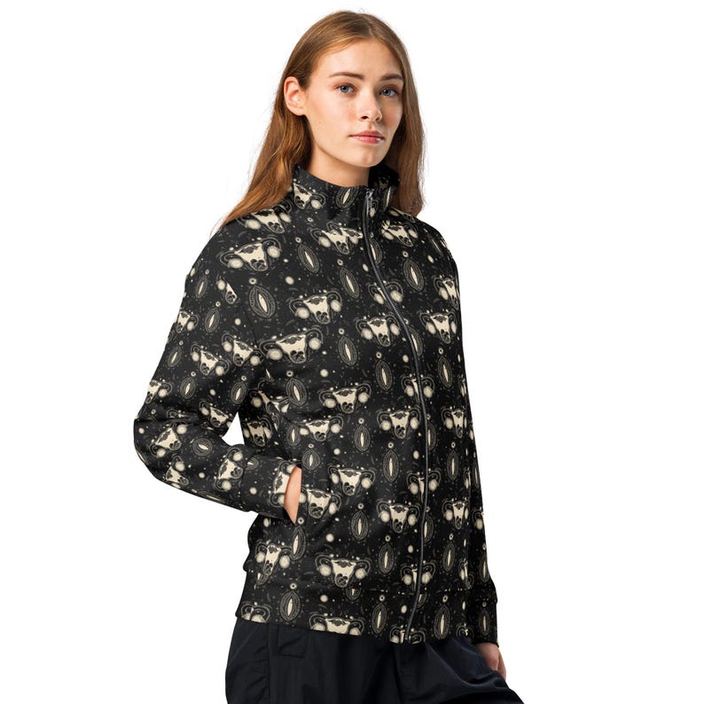 Female Anatomy Printed Track Jacket, Gynecologist Gifts, Stylish ...