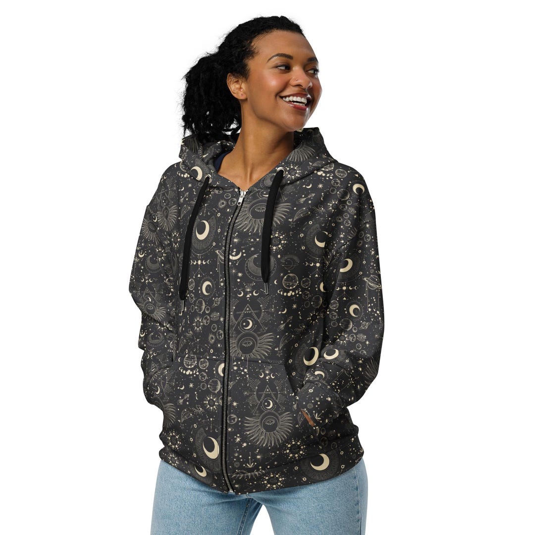 Abstract Purple Galaxy Space Women's Hoodie main image 1