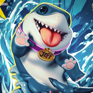 Land Shark Jeff inspiriert Rivals Fan Art 1/8 Harz Statue | Massenpacker