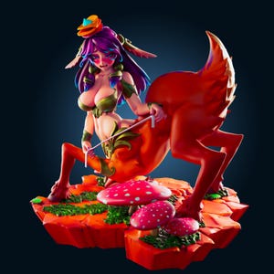 Lillia League of Legends Inspired Fanart Statue | Officer Rhu