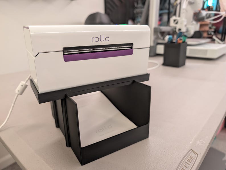 Rollo Thermal Label Printer Stand for Flat Labels - Wired or Wireless Wireless
