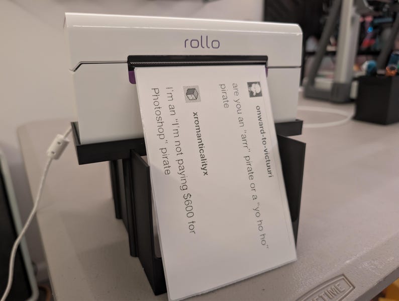 Rollo Thermal Label Printer Stand for Flat Labels - Wired or Wireless image 10