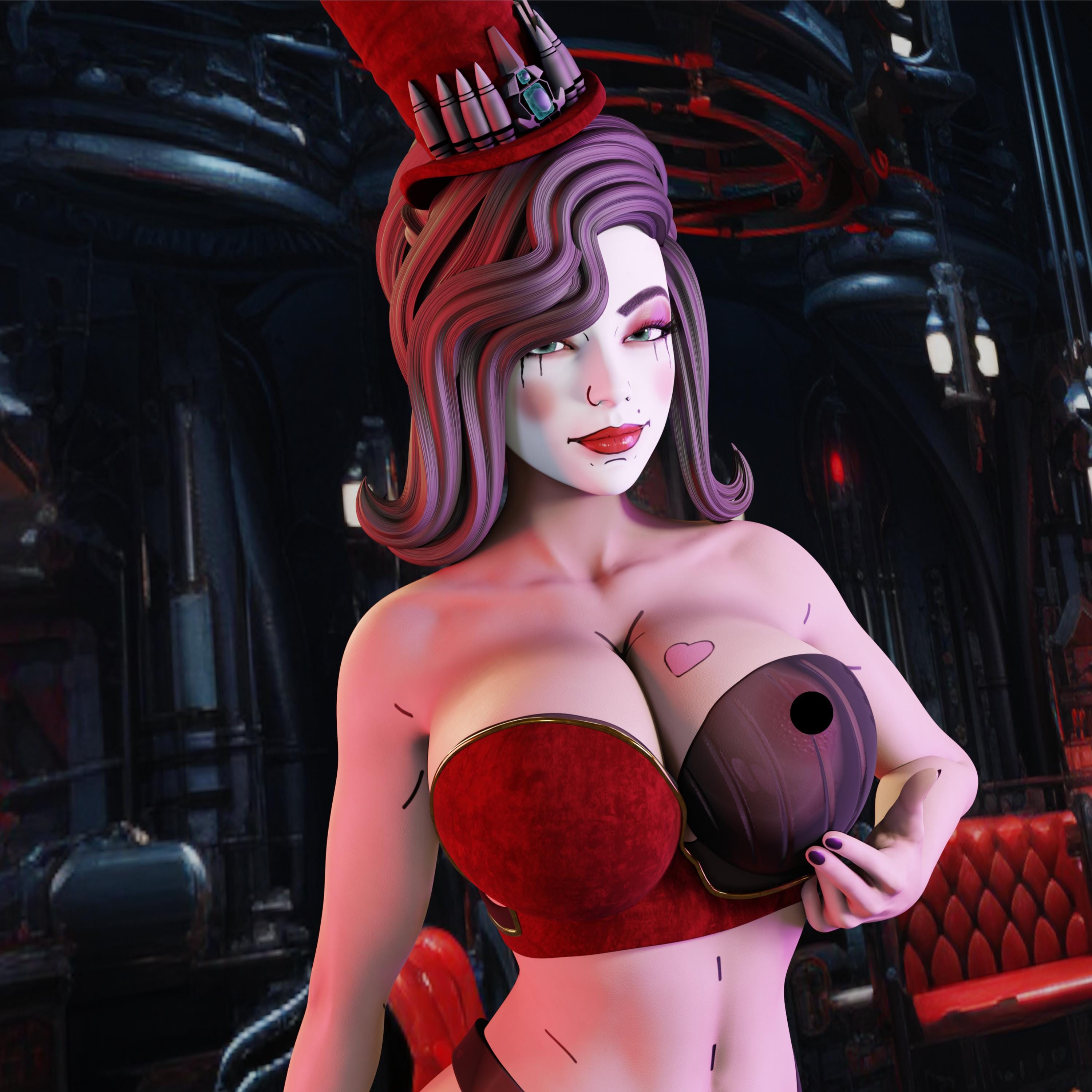 mad moxxi sex doll 18+ Sexy Mad Moxxi Pinup Figure NSFW Fanart Multi Scale Unpainted  Unassembled main image 1