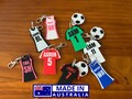 Personalized Netball Personalized Soccer Jersey Keychain Sports Gift : 3D Printed product logo
