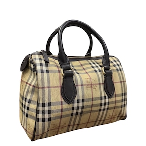 バッグ Vtg Burberrys Boston Bag Black Leather Vintage Burberry Boston Travel Bag | eBay