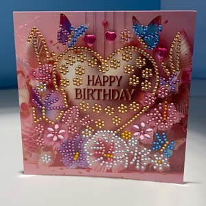 Diamond Art birthday card