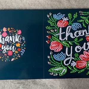 Diamond Art Greeting Card