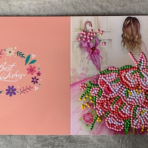 Diamond Art Greeting Card